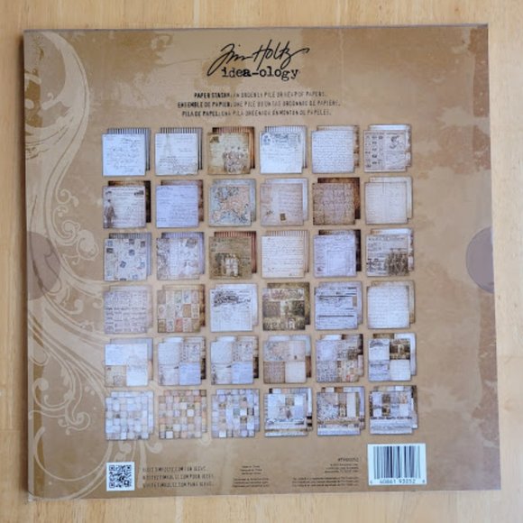 NEW Tim Holtz idea-ology 12x12 French Industrial - Picture 2 of 2